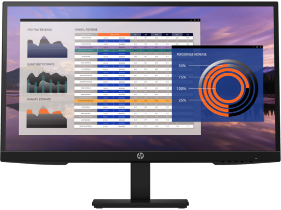 Sleek and modern LED monitor with a 27-inch display, perfect for work or entertainment.
