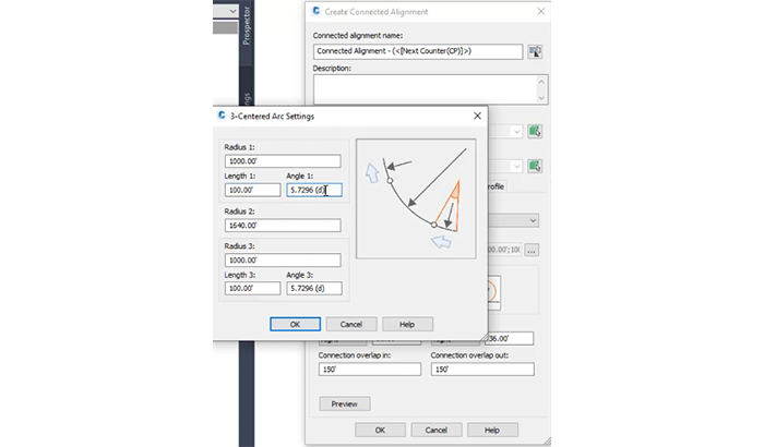 Connected Alignments | Autodesk Civil 3D 2022