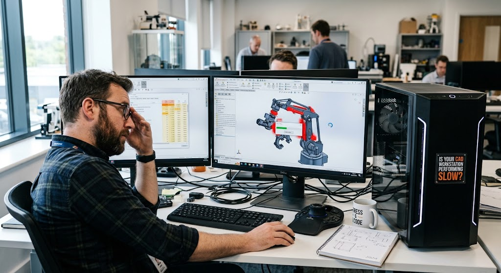 Why Your CAD Workstation Is Slow (And How to Fix It)