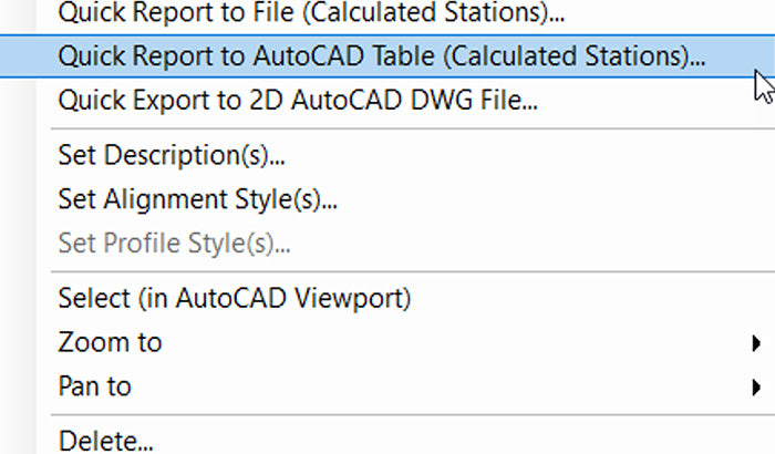 Report & Share Data Using Project Explorer | Autodesk Civil 3D 2022